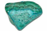 Vibrant Polished Malachite with Chrysocolla - DR Congo #336863-1